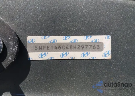 2008 Hyundai Sonata Gls из США, поврежденный, VIN 5NPET46C48H297763